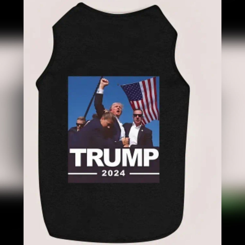 Trump 2024 Fight Dog or Cat tee! Sz.M 🇺🇲